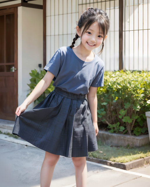 AI 美少女 小学生 Kawaii little girl