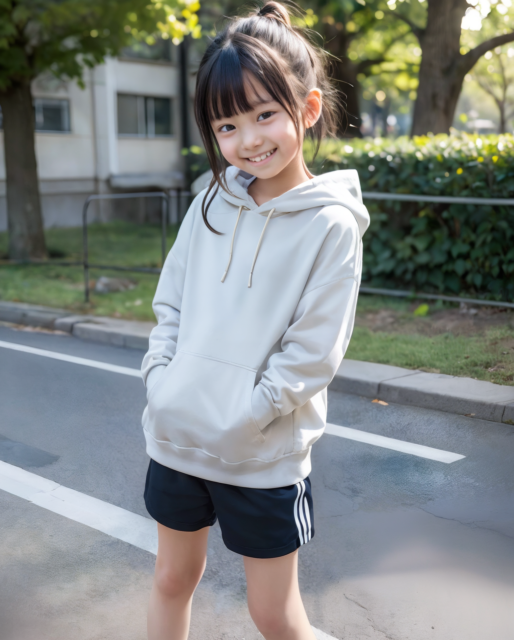 AI 美少女 小学生 Kawaii little girl