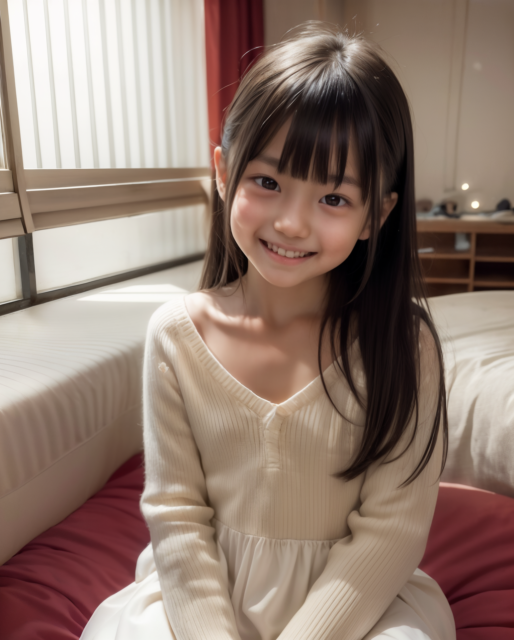 AI 美少女 小学生 Kawaii little girl