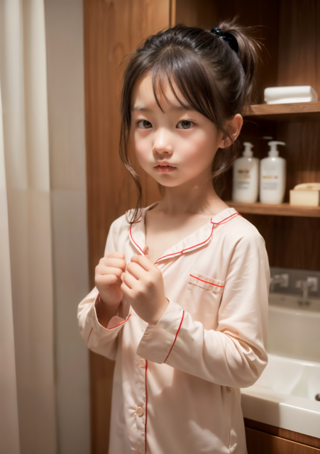 AI 美少女 小学生 Kawaii little girl