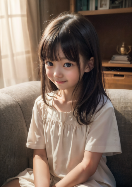 AI 美少女 小学生 Kawaii little girl