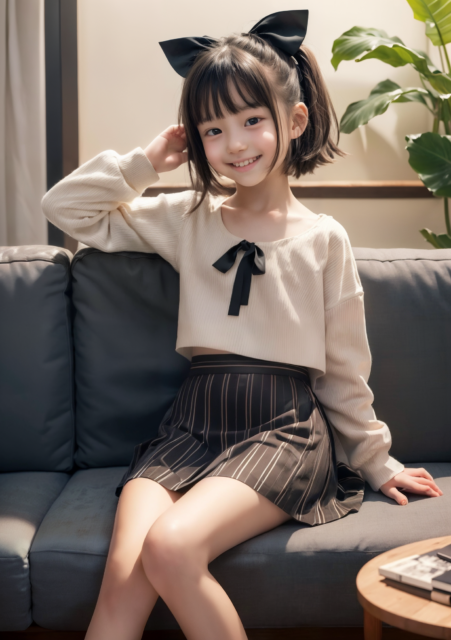 AI 美少女 小学生 Kawaii little girl