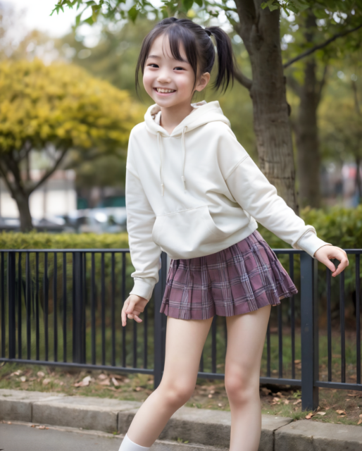 AI 美少女 小学生 Kawaii little girl