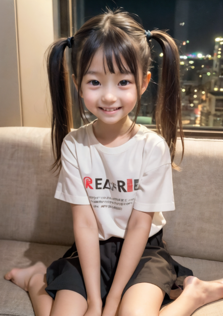 AI 美少女 小学生 Kawaii little girl