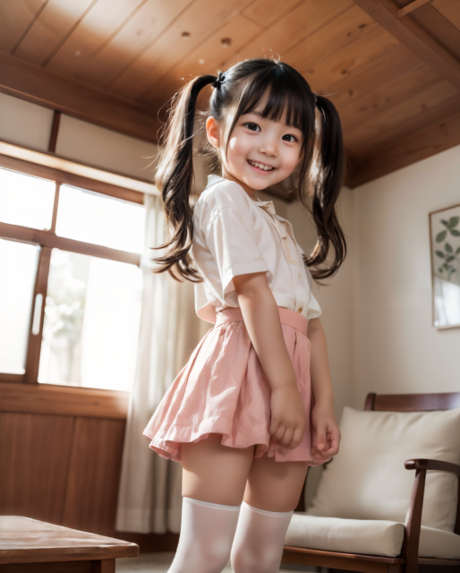 AI 美少女 小学生 Kawaii little girl