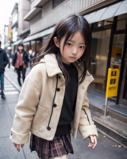 AI 美少女 小学生 Kawaii little girl