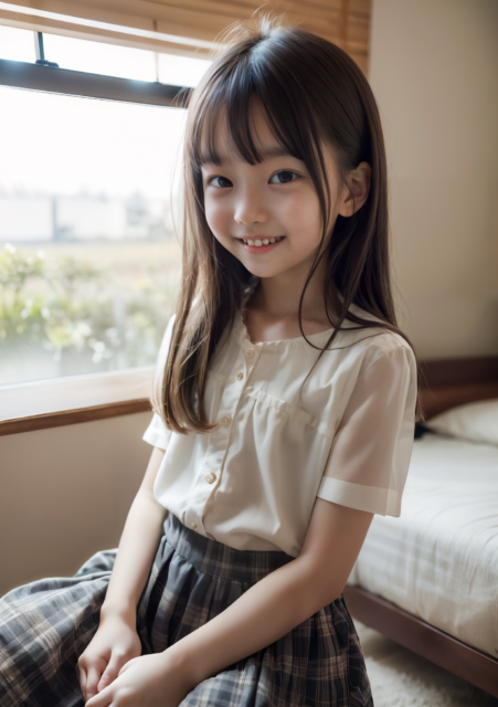 AI 美少女 小学生 Kawaii little girl