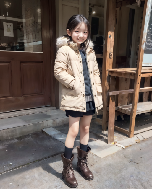 AI 美少女 小学生 Kawaii little girl